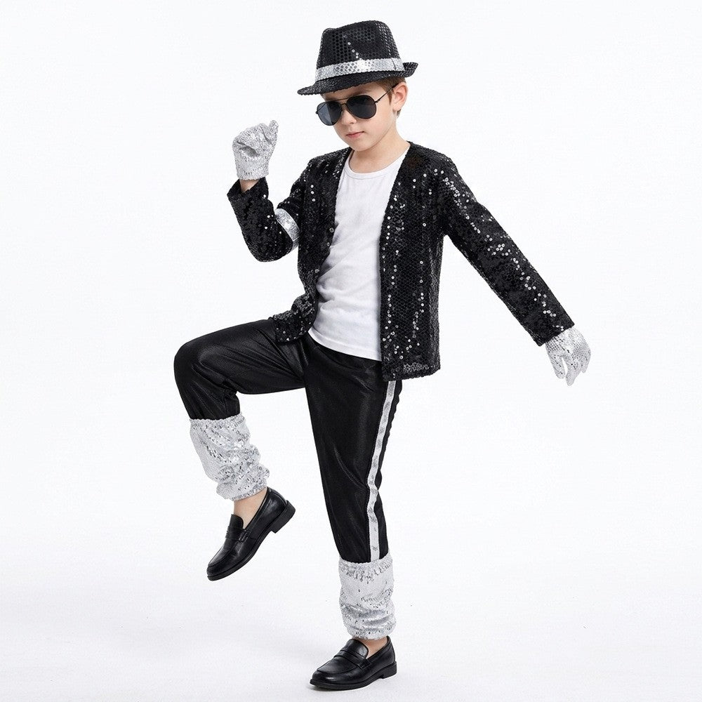 Halloween Coplay outfit for Show Performance Party Michael Jackson Celebrity Birthday Carnival Billie Jean Pop Star MJ costume