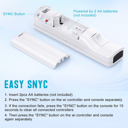 Controllers For Nintendo Wii 2 In 1 Left Right Controller Optional Motion Plus Set Game Remote Control Joystick Wireless Gamepad