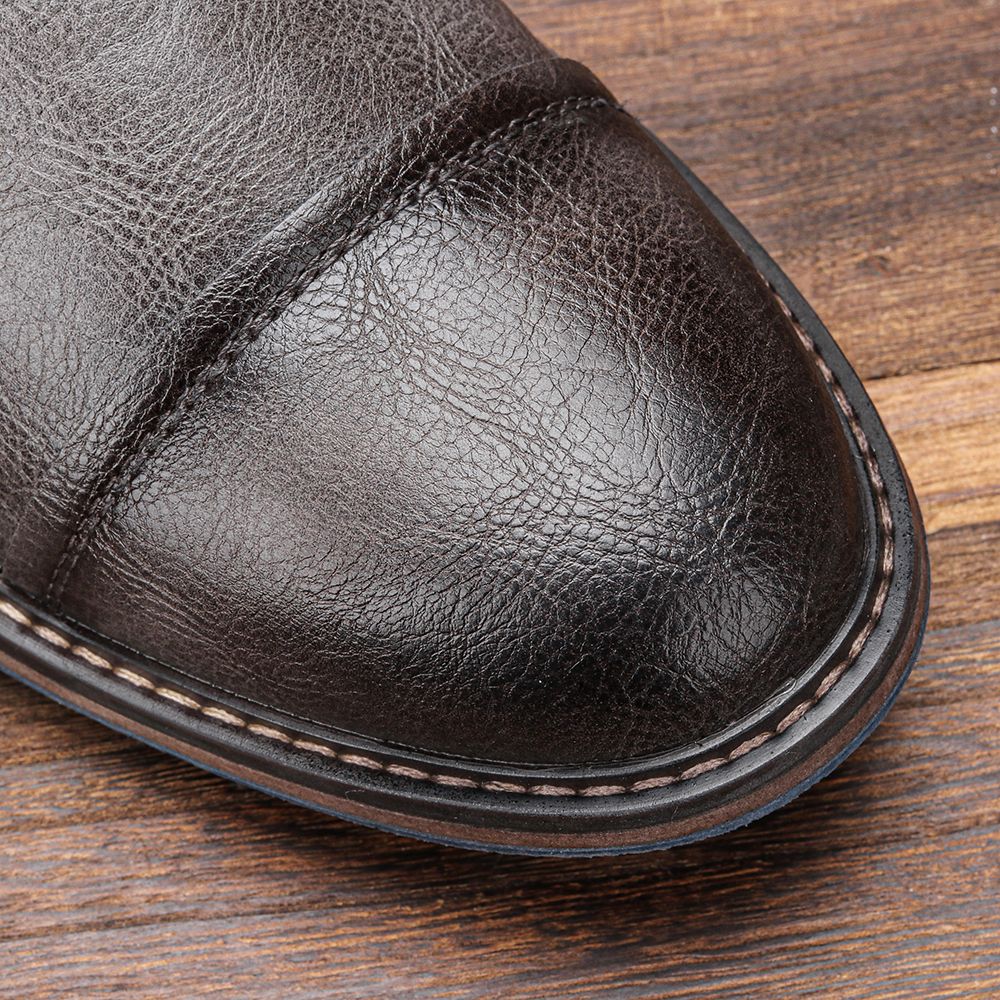 Botas Masculinas de Cano Curto Tamanho 39-45 Botas de Couro Masculinas Marca #AL605