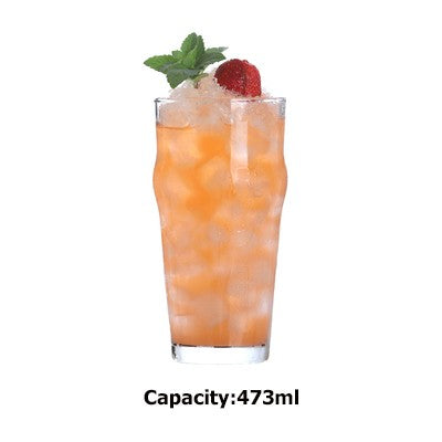 Copo Alto Criativo de Vidro Cristal Sem Chumbo Copo Collins para Bar para Água, Suco, Cerveja e Coquetel