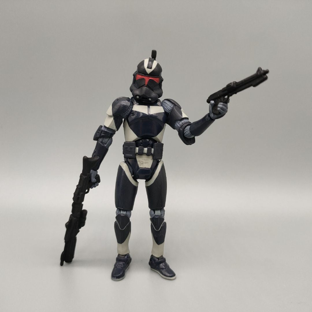 Lote de 3 Bonecos Soltos Star Wars Elite Force 501st 442nd Shadow Utapau Gree Shock Battalion Trooper 3.75" Coleção