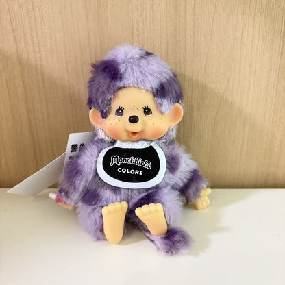 2026 NEW Monchhichi Plush Doll Pendant Kawaii Monkey Keychain Cute Cartoon Couple Keyring Bag Charms Birthday Gift ??? ?????