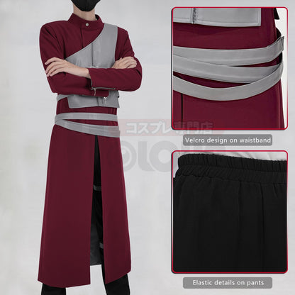 HOLOUN Anime Gaara Cosplay Costume Coat Pants Vest Belt Animation Convention Halloween Christmas Gift
