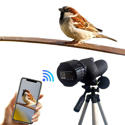 Câmera Ocular de Telescópio WiFi 4MP para Telescópios de 25mm-50mm Câmera Ocular Eletrônica Câmera de Telescópio Portátil para Observação de Aves