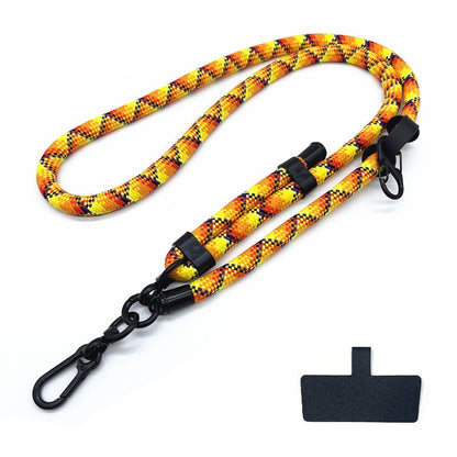 Cordão de Telefone Ajustável 1 Cm de Diâmetro Capa Universal Externa Transversal Ombro Cartão Corda de Pescoço Clipe Alça de Pulso Anti-perda
