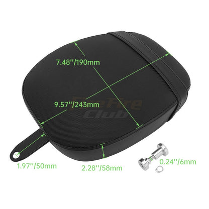 Almofadas de Assento de Para-lama Traseiro em Couro PU para Passageiro para Harley Sportster Forty Eight 48 72 2010-2015