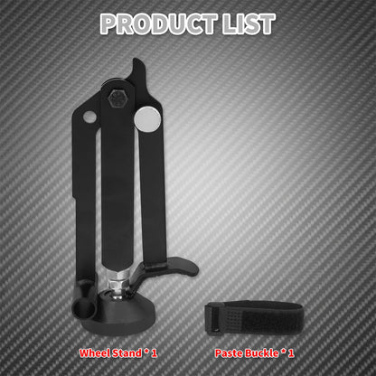 Cavalete de roda que economiza trabalho para motocicletas, suporte de roda universal, levantador de roda, suporte lateral, elevador de quadro do braço oscilante para Harley para Honda