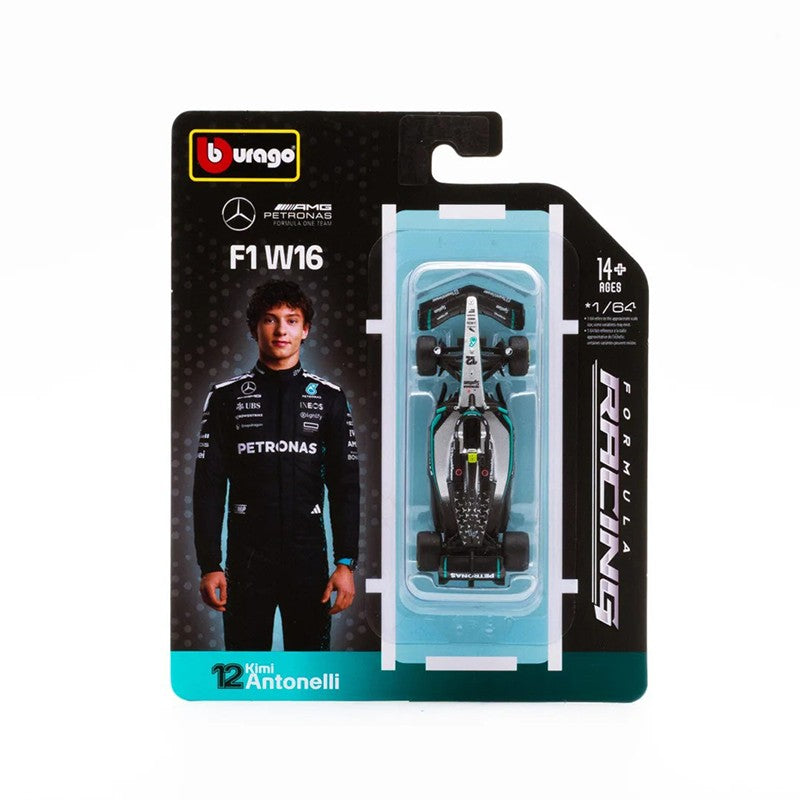 New In Stock Bburago 1:64 2025 F1 Sf-25 Leclerc-#16 Hamilton-#44 Rb21 Verstappen-#1  Mcl39 W16 Alloy Miniature Diecast Model Toy