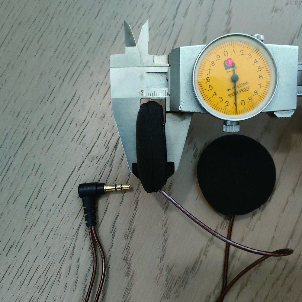 ELFINEAR Helmet Speakers Compatible With RESO/CARDO/ASMAX Devices Compatible with All 3.5mm Communicators