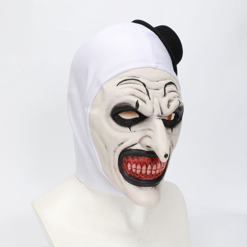 Cosplay Ghost Broken Soul Bloody Clown Scary Terrifier 3 Halloween Mask Funny Tooth Nose Full Face Head Cover Party Costume Prop