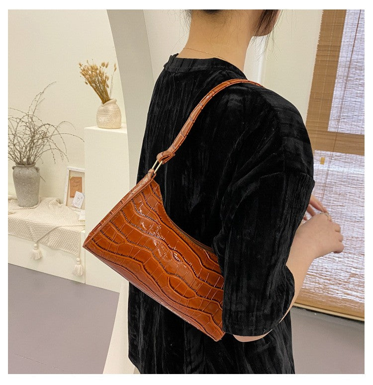 Fashion Exquisite Shopping Bag Retro Casual Women Totes Shoulder Bags Female Leather Solid Color Chain Handbag for Women 2024