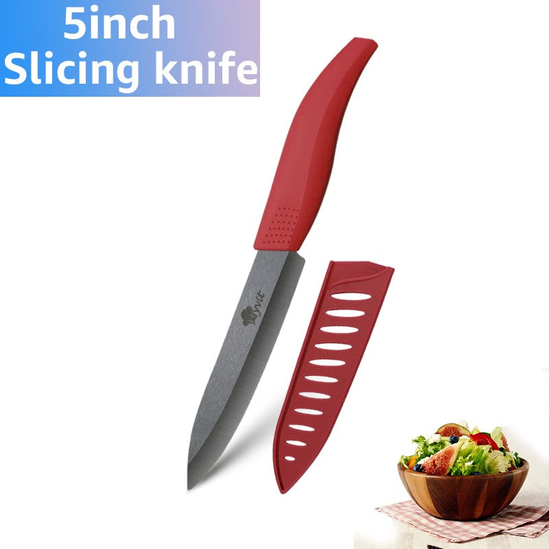 Ceramic Knives Set for Kitchen 3 4 5 6inch Chef Knife Anti-slip Handle Rustproof Blade Fruit Vegetable Slicer Paring Cook Cutter