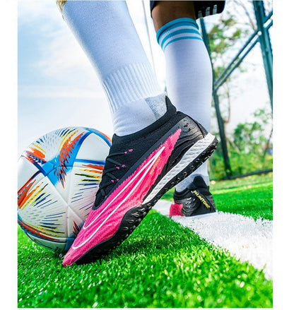 New Men Soccer Shoes Grass Professional Training Football Shoes Society Cleats Football Field Boots Fast Indoor Sneaker Non Slip