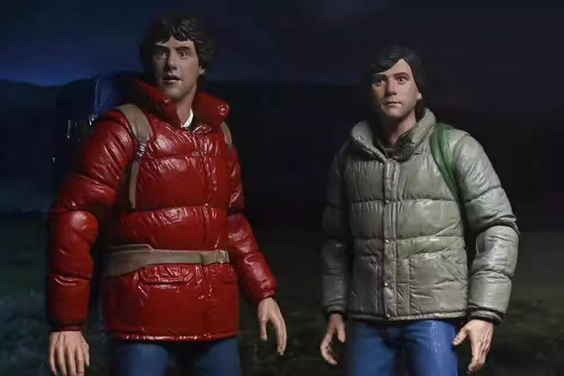 NECA Original Um Lobisomem Americano em Londres David Jack 2-pack Anime Action Figure Modelo de Brinquedo Presentes de Ano Novo e Aniversário