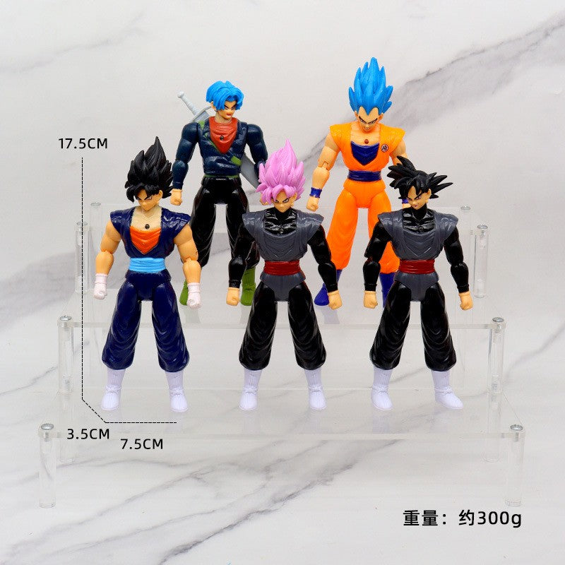 Dragon Ball Z Son Goku SSJ Battle Damage Legendary Super Saiyan Action Figure Model Toys Joint Movable Doll Christmas Present