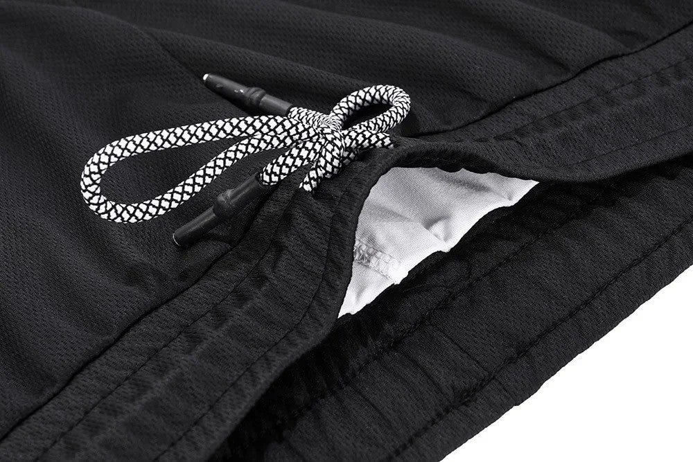 Men's Anime Hunter x Hunter Gym Shorts Bilayer 2-in-1 Breathable Quick-drying Absorb Sweat Sports Short Gym Jogging Pants