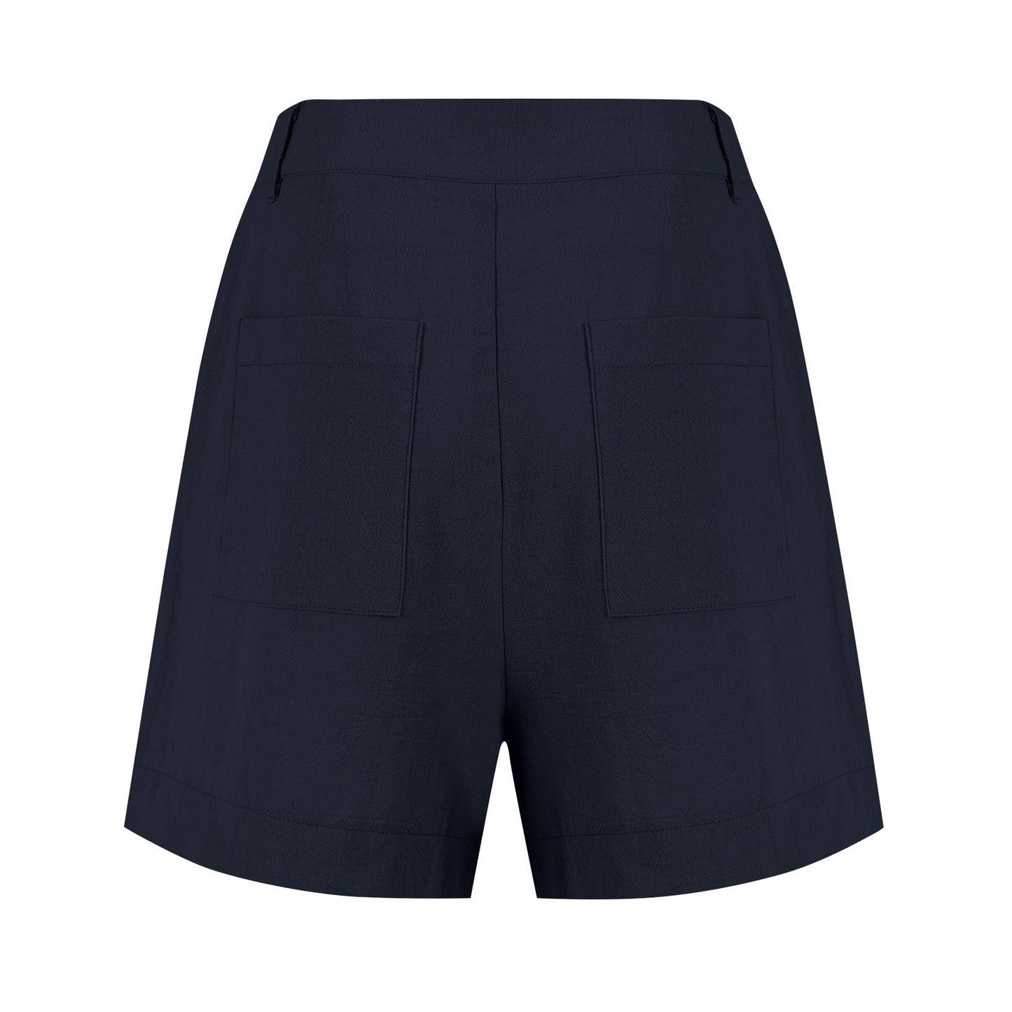 Cotton Linen Solid Shorts For Women Button High Waist Summer Loose Casual Pockets Shorts Female Pants Women Clothing