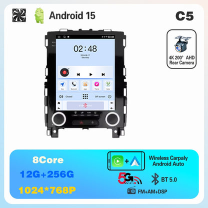 Rádio Android 15 Para Renault Koleos Megane 4 Samsung SM6 Talisman 2017 - 2019 Carro Multimídia carplay sem fio auto 5G WiFi GPS