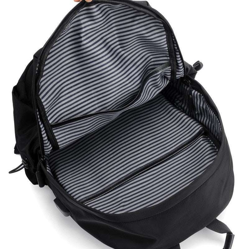 Casual Backpack Men's Travel Trendy College Student Schoolbag Fashion Korean Version Travel Bag