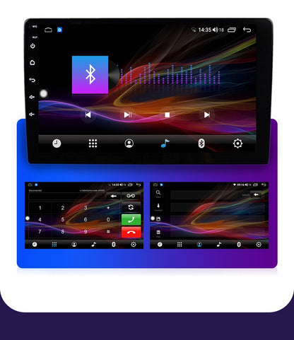 LEHX Universal 7 Inch 2 din Android 15 Car Radio 2.5D QLED Screen Car Multimedia Player Carplay Android Auto Stereo Autoradio