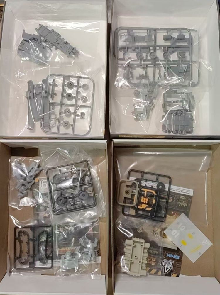 Coleção New Era Models Metal Slug X Series - Miniaturas de Tanque, Aeronave, Caminhão e Bonecos de Soldados Militares