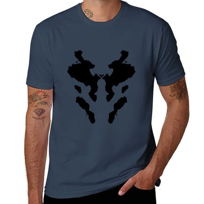 cotton package plain Watchmen black T-Shirt T-Shirt personalised man t-shirt t shirt essential t for shirt Rorschach