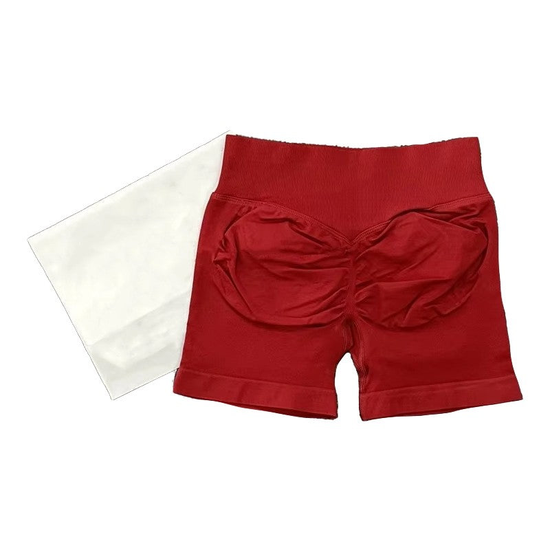 D-logo Impact Shorts Seamless Scrunch Bum Workout Gym Shorts Low Ribbed Waist Band Yoga Short Booty Hight Stretch Running shorts