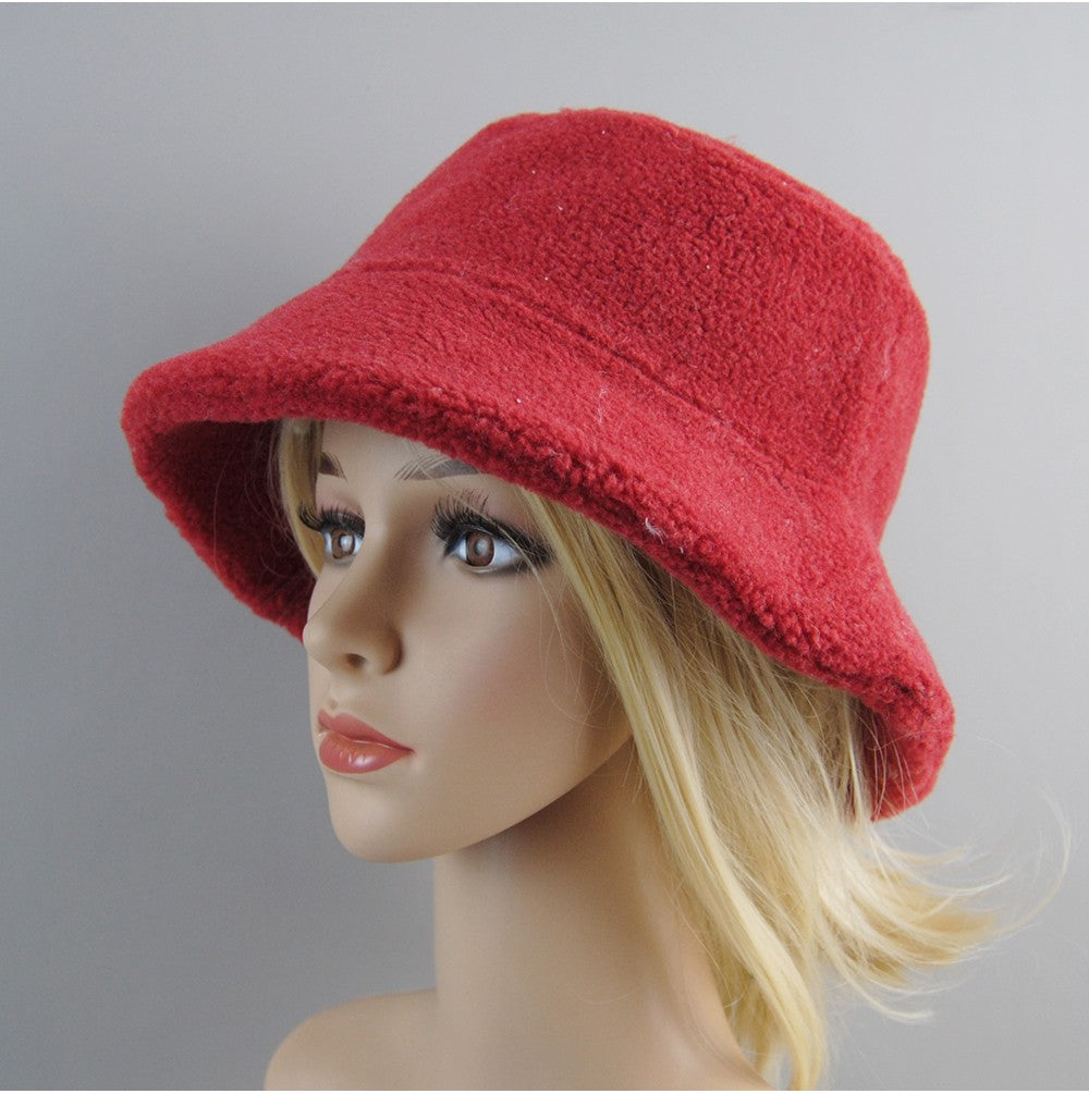 Chapéu de Pele de Carneiro Shearling Partículas Chapéus Femininos Inverno Quente Clássico Luxuoso Bonés de Alta Qualidade Chapéu Feminino Moda Novo Design Chapéu de Balde