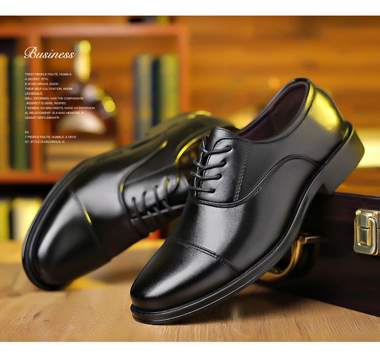 Mens Formal Leather Shoes Slip on Dress Wedding Casual Flats Luxury Walking Oxfords Office Work Zapatos Para Hombre Plus Size