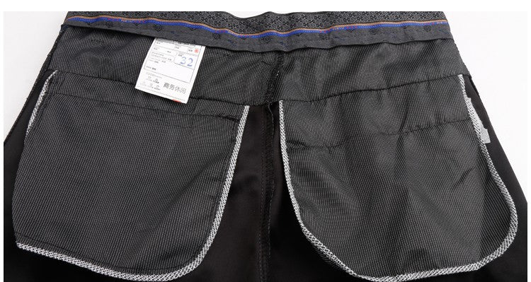 Men's Leather Pants Straight Fit Elastic PU Leather Trousers Motorcycle Pants Thin