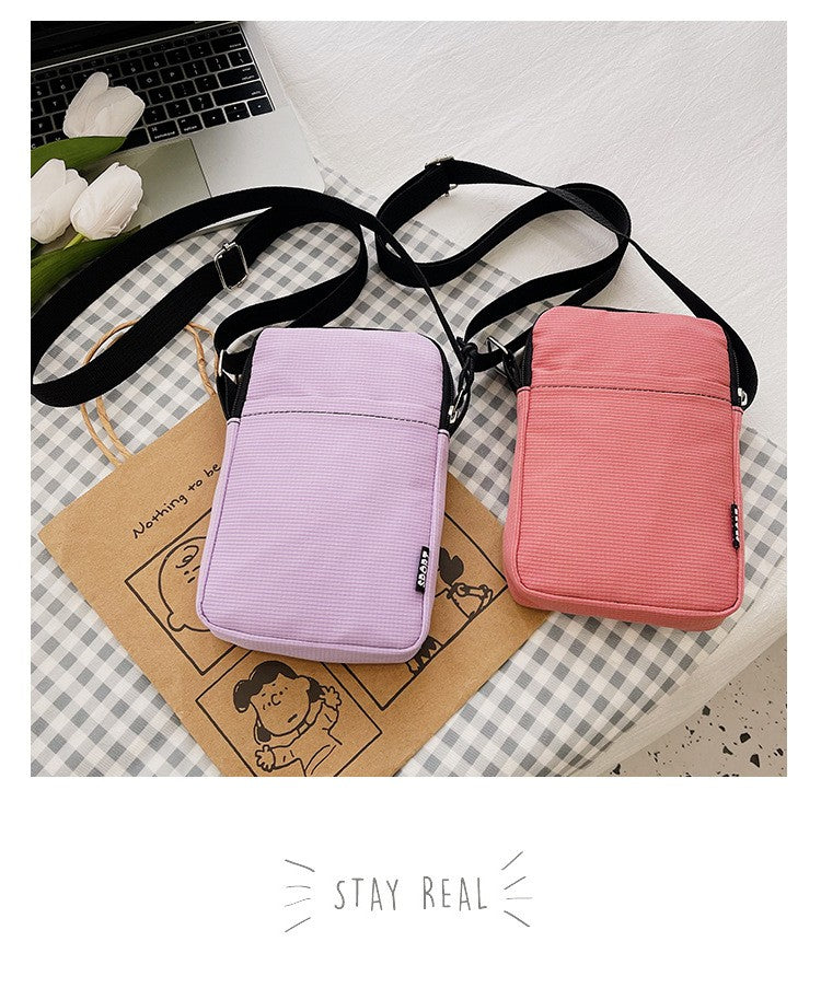 New Fashion Mobile Phone Bag Women's Messenger Bag All-match Mini Small Crossbody Bag Hanging Neck Coin Purse Vertical Handbag