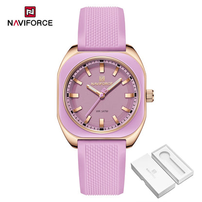 NAVIFORCE Elegant Watch For Women Fashion Quartz Wristwatch Woman Watches Ladies Festival Valentine's Day Gift Clock Reloj Mujer