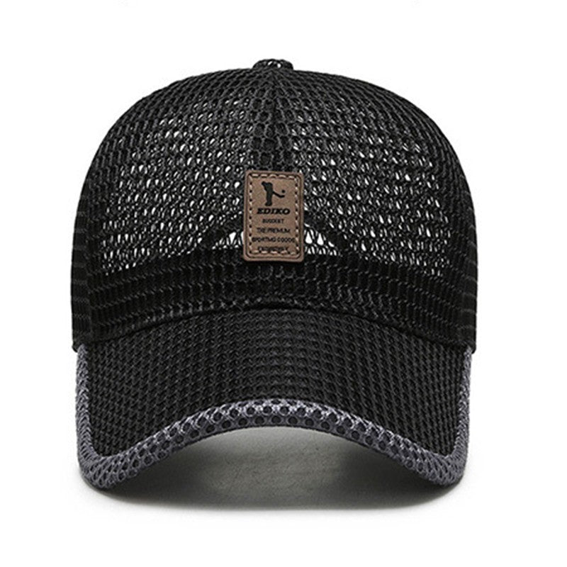 Men Women Outdoor Summer Full Mesh Net Cool Breathable Quick Drying  Sunhat Baseball Cap Anti-UV Tennis Golf Sport Trucker Hats