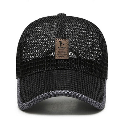 Men Women Outdoor Summer Full Mesh Net Cool Breathable Quick Drying  Sunhat Baseball Cap Anti-UV Tennis Golf Sport Trucker Hats
