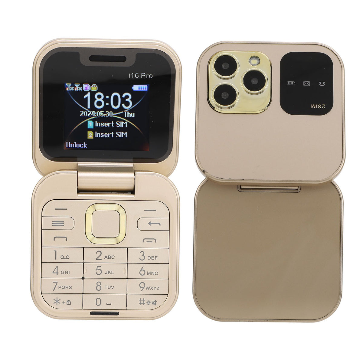 2G Big Buttons  Phone Support Up To 16GB Dual SIM 2G  Phone 1000mAh Battery ABS 0.08MP Music Video Player for Outdoor