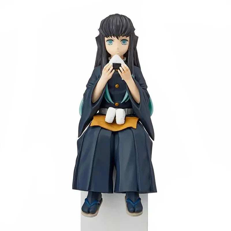 Demon Slayer Bonecos de Anime 15cm Modelo Kimetsu No Yaiba Bonecos de Ação Nezuko Zenitsu Giyuu Kyoujurou Mitsuri Brinquedos de Boneca para Crianças