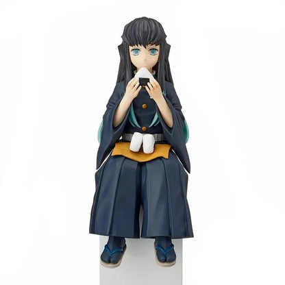 Demon Slayer Bonecos de Anime 15cm Modelo Kimetsu No Yaiba Bonecos de Ação Nezuko Zenitsu Giyuu Kyoujurou Mitsuri Brinquedos de Boneca para Crianças