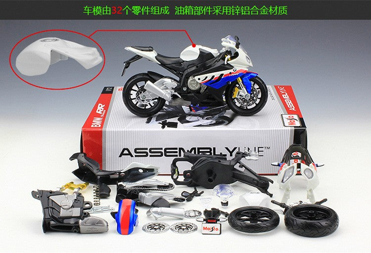 Maisto 1:12 BMW S1000RR HONDA CBR 600 RR 1000 RR KTM 690 Duke YAMAHA YZ450F Assemble DIY Motorcycle Bike Model Toy New In Box