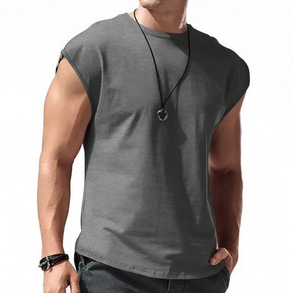 Summer Men's Mesh Gym Vest Quick Dry Loose Fitness Exercise Wide shoulder Sports Sleeveless Shirt Bodybuilding Tank Top