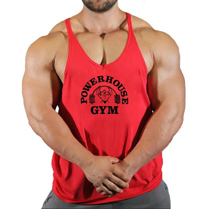 Gym Top Men Bodybuilding Shirt Fitness Men's Vest Singlet Sleeveless Sweatshirt Man Clothes Clothing Stringer Vests Singlets
