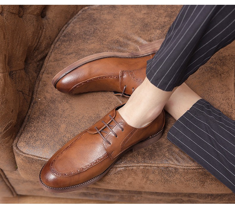 Classic Casual Business Leather Shoes Men Social Wedding Party Leather Shoes For Men Dress Oxfords Formal Leather Shoes Men