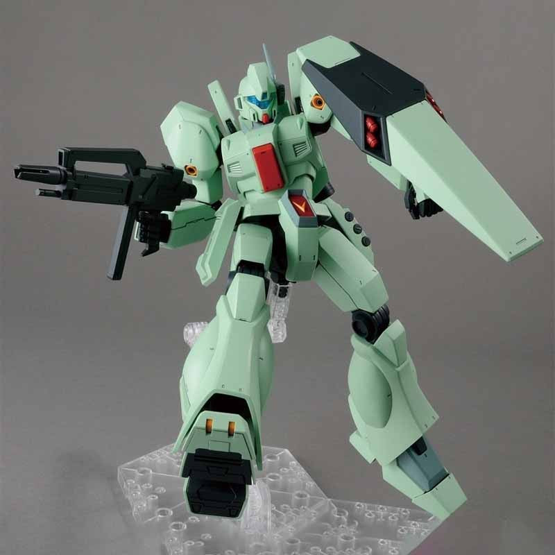Bandai Original Modelo GUNDAM MG 1/100 BP Qualificação de Rede RGM-89D Jegan Anime Figura de Ação Montagem Brinquedos Meninos