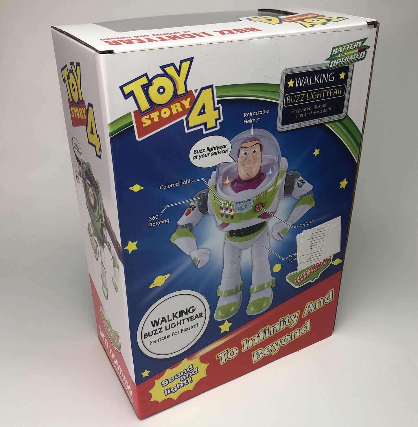 Boneco Articulado de 33cm do Buzz Lightyear de Toy Story 4 da Disney Pixar com Corpo de Pano, Fala e Edição Limitada para Coleção, Decoração e Presente