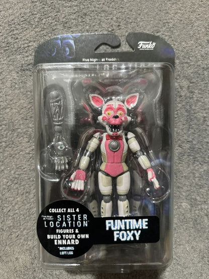 New FNAF Sister Location Figures Funtime Freddy Foxy Ballora 5-Inch Action Figure