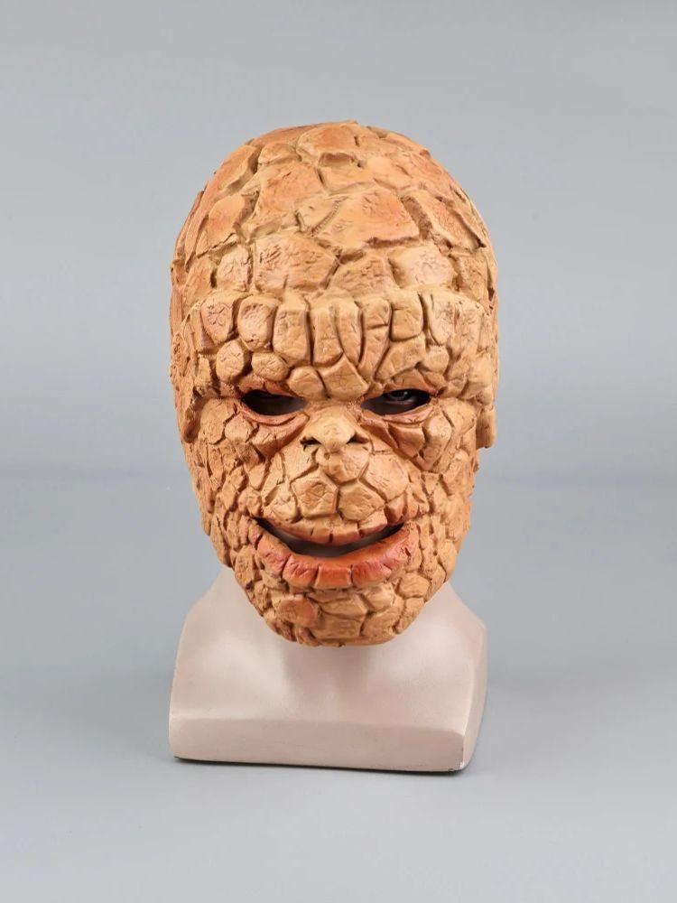 The Fantastic Four Accessories Thing Mask Gloves Cosplay Casks for Man Adult Halloween Mask Masquerade Carnival Costume