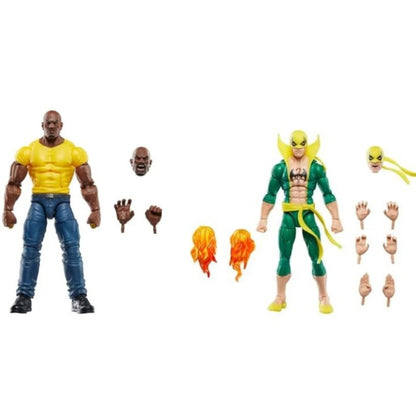 Original Comic Version Marvel Legends 85th Anniversary Iron Fist And Luke Cage Figura Anime Colecionável Retrô Modelo