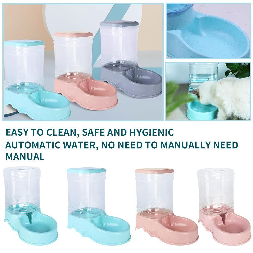 3.8L PP Material Pet Grande Capacidade Gato Cão Dispensador De Comida Para Gato Cão Beber Água Alimentação Dispensador Tigela De Água Acessórios