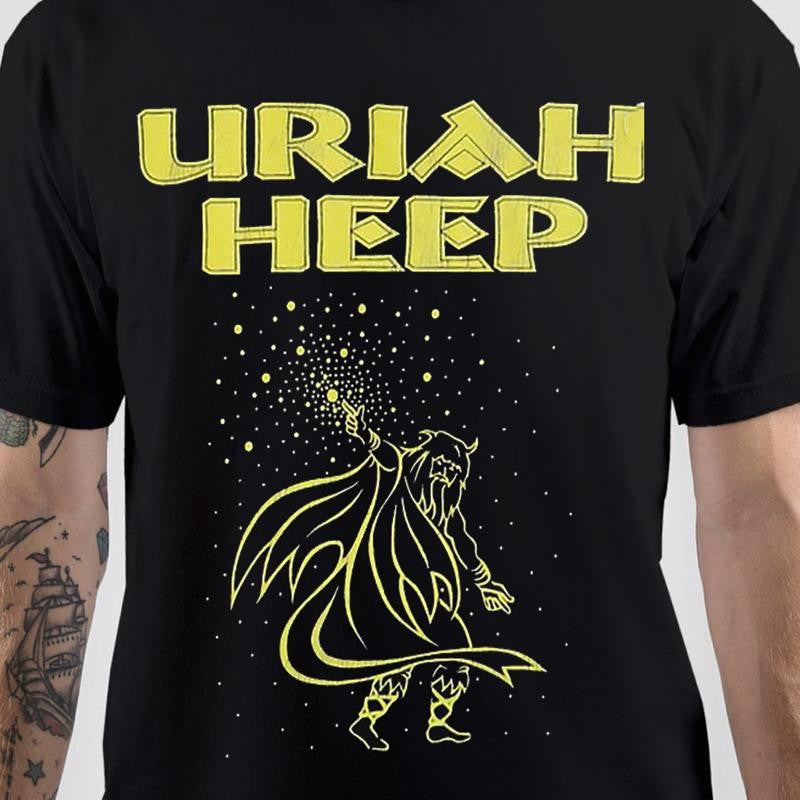 NEW Uriah Heep rock band black T shirt All sizes S to 5Xl XA640
