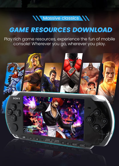 Original Sony PSP 3000 Handheld Game Console PlayStation Portable PSP-3006 Arcade Game Console Holiday Gift with Free Games