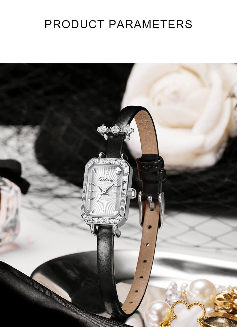 Sotoiru Square Watch For Women Leather Strap Quartz Wristwatch Elegant Dress Watch Christmas Gifts For Girlfriend ?????